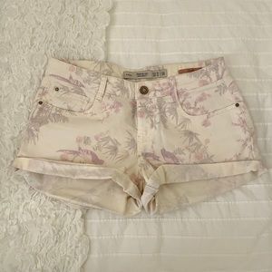Zara Trafaluc floral printed shorts
